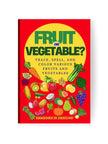 Fruit or Vegetable? coloring book for children and tolddlers front cover.